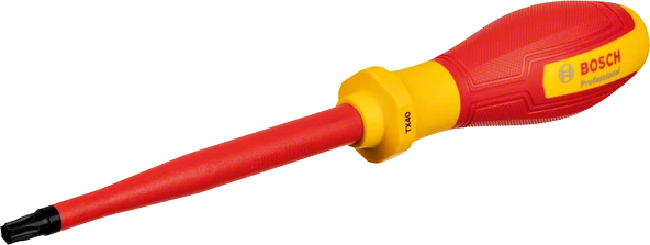 BOSCH Profesyonel İzoleli 1000 Volt T40 x 125 mm Torx Tornavida (1600A02ND0) ürün görseli 1