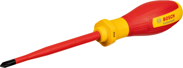BOSCH Profesyonel İzoleli 1000 Volt PH 2 x 125 mm Yıldız Tornavida (1600A02NB9) ürün görseli 1