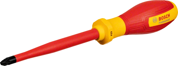 BOSCH Profesyonel İzoleli 1000 Volt Tornavida PZ3 x 125 mm (1600A02ND3) ürün görseli 1