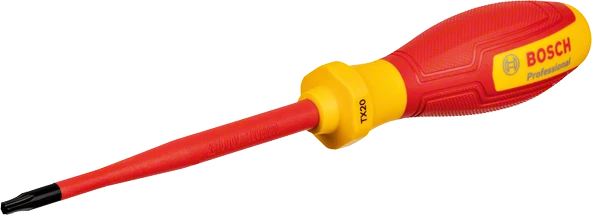 BOSCH Profesyonel İzoleli 1000 Volt T20 x 100 mm Torx Tornavida (1600A02NC7) ürün görseli 1