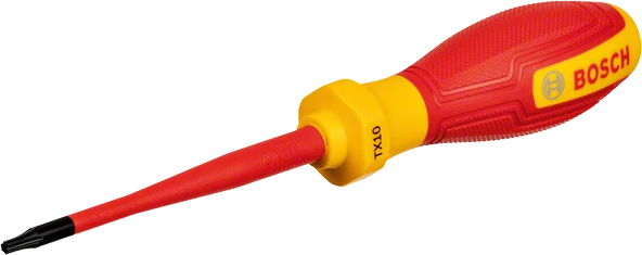BOSCH Profesyonel İzoleli 1000 Volt T10 x 75 mm Torx Tornavida (1600A02NC5) ürün görseli 1