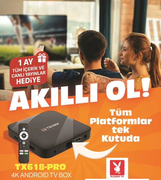 4K Android Tv Box Teknix - Iptv Özellikli Hediye Yayın Paketli ürün görseli 1