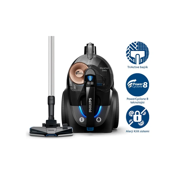 Philips Marathon Daily XB7150/07 Toz Torbasız Süpürge ürün görseli 1