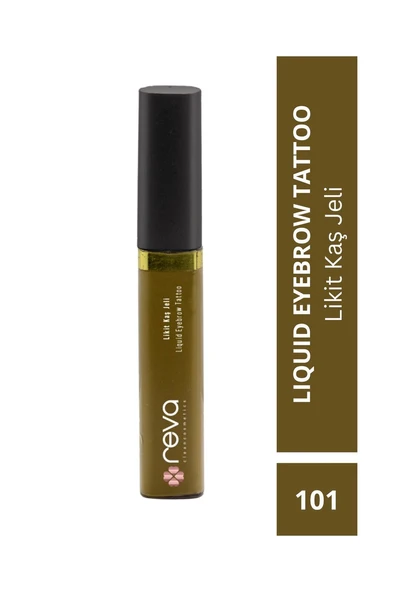 Kahverengi Likit Kaş Maskarası & Liquid Eyebrow Tattoo 5ml No: 101 - Vegan & Temiz Içerikli ürün görseli 1