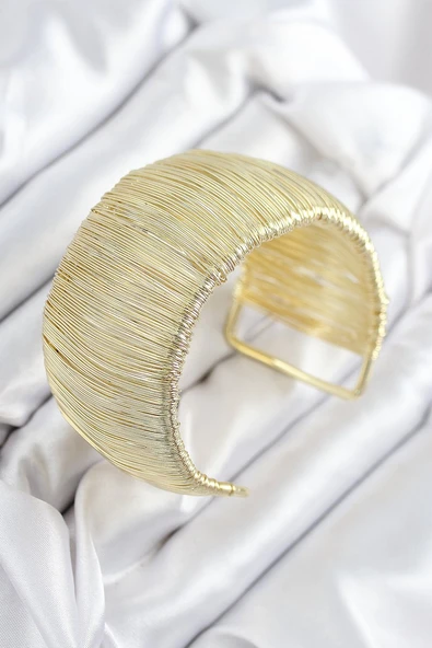 Pirinç Tel Sarma Model Gold Renk Kadın Bileklilk EB-53-vice/(1395) 2663 ürün görseli 1