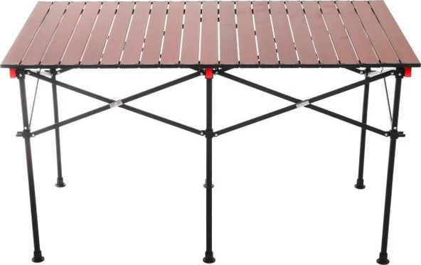 FreeCamp 8830-H5-C Katlanır Masa-KAHVERENGİ ürün görseli 1