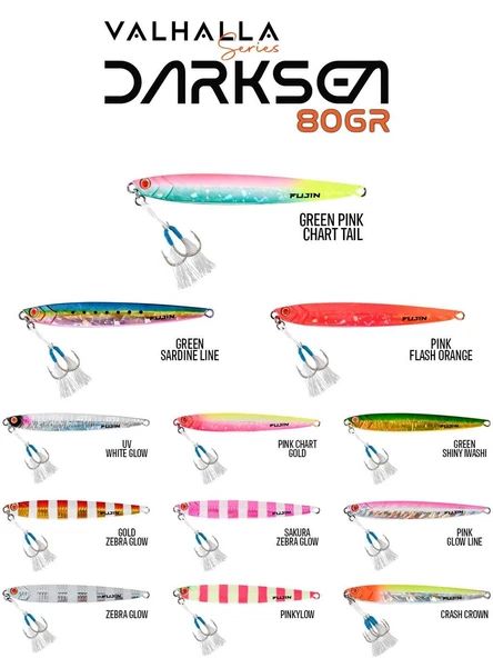 Fujin Valhalla Darksea 80gr Metal Jig Yem ürün görseli 1