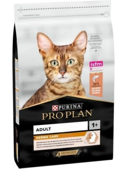 Pro Plan Elegant Derma Somonlu Yetişkin Kedi Maması 10kg 2 ADET 85 GR DELİCATE 85 GR KONSERVE HEDİYELİ ürün görseli 1