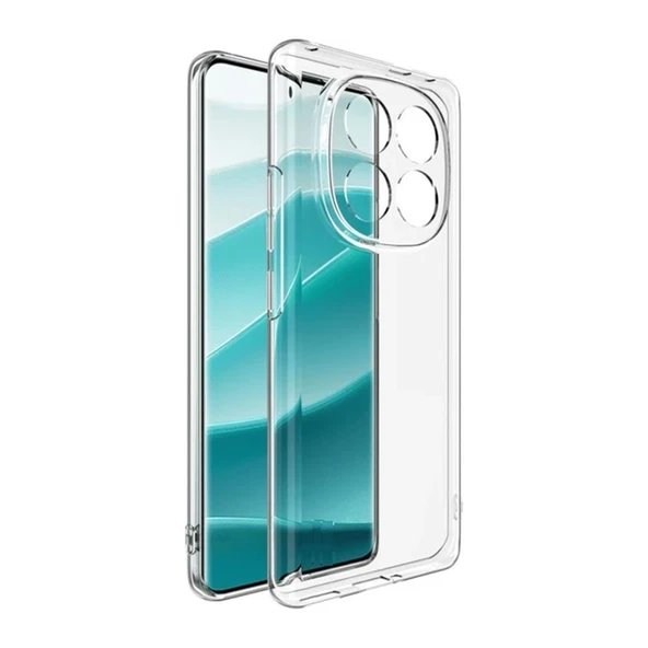 Xiaomi Redmi Note 14 Pro Plus Lux Seri Kamera Korumalı Premium Şeffaf Silikon Kılıf ürün görseli 1