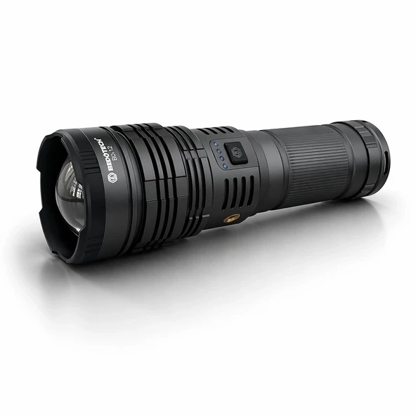 Bedotech Bd-12 60w Tg Led Alüminyum Alaşımlı Zoomlu Type-c Şarjlı El Feneri ürün görseli 1