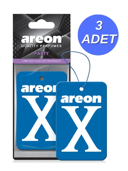 Areon X Party 3'lü Oto Araç Kokusu ürün görseli 1