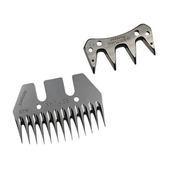 Fixonic BHD00139 Orjinal BEIYUAN Koyun Kırkma Makinesi Yedek Tarak ve Bıçak Seti ürün görseli 1