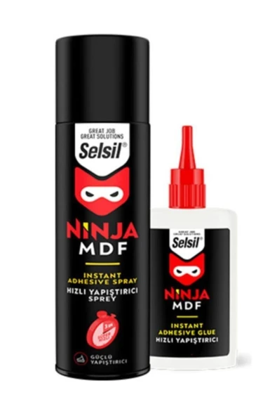 Selsil Ninja Mdf Hızlı Yapıştırıcı 400 Ml +100 Ml ürün görseli 1