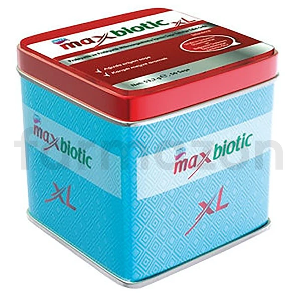 Maxbiotic XL Probiyotik Saşe 56'lı Teneke Kutu x 2 ( 2 KUTU) ürün görseli 1
