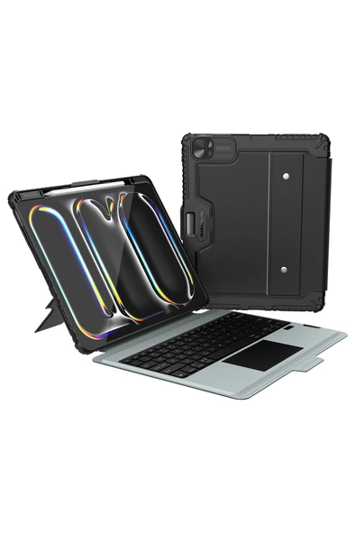 Nillkin NLK-0312 Bumper Combo RGB Işıklı Klavyeli iPad Kılıf  iPad 10/10.9 2022 ürün görseli 1