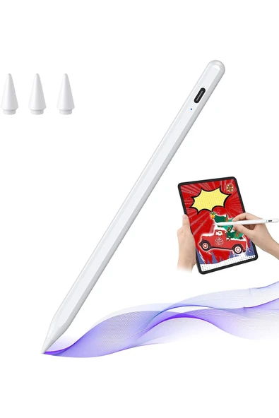 bravesons Ipad Uyumlu Avuç içi Redli Yükseltilmiş Eğim Hassasiyetli Dokunmatik Yazı Kalemi(3 Ad YEDEK UÇ) ürün görseli 1