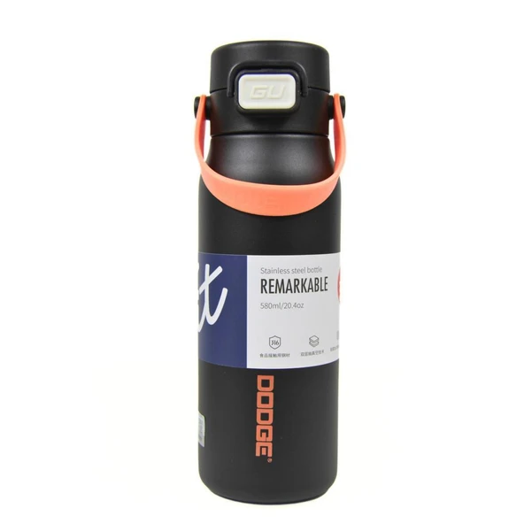 Dodge Çelik Termos Matara 580Ml Siyah ürün görseli 1