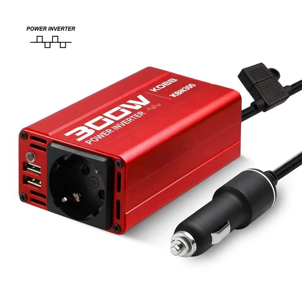KOBB KBN300  Modifiye Sinüs Dönüştürücü İnvertör 12V/220V 300Watt ürün görseli 1