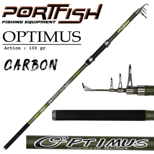 PORTFİSH OPTİMUS 390 CM OLTA KAMIŞI 100 GR ürün görseli 1