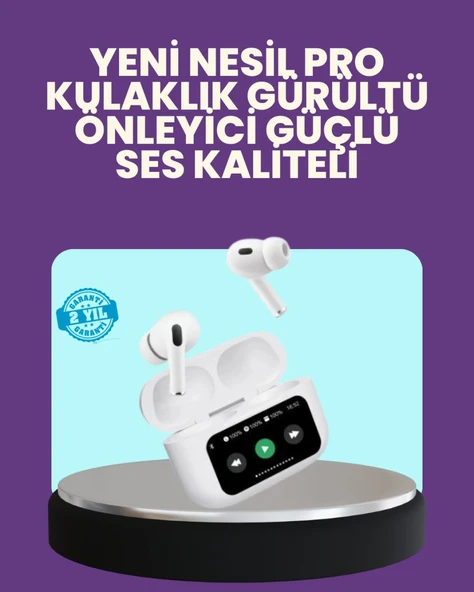 Tüm Telefonlarla Uyumlu ANC Özellikli Dokunmatik Bluetooth Kulaklık ürün görseli 1