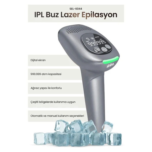 SİNBO SEL-6044 IPL EPİLATÖR - Resim 2