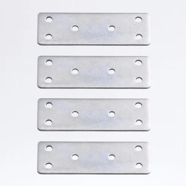 Mobilya Köşe Bağlantı Demiri 30x90 mm 4 Adet Set Düz Metal Gönye Dolap Kitaplık Vestiyer Sabitleme ürün görseli 1