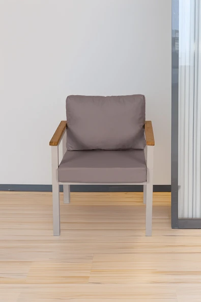 NEOKAS  Balkon Mobilyası, Bahçe Takımı, 1 Koltuk, Kafe Koltuğu, Bekleme Alanı Koltuğu ürün görseli 1