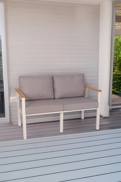 NEOKAS  Balkon Mobilyası, Bahçe Takımı, 1 ikili Koltuk, Kafe Koltuğu, Bekleme Alanı Koltuğu ürün görseli 1