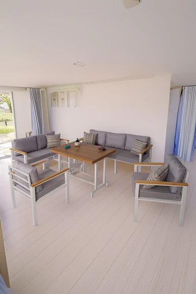 NEOKAS  Bahçe Mobilyası, 1 +1 +2+ 3+ Masa, Balkon Takımı, Kafe Koltuğu, Bekleme Alanı Koltuğu ürün görseli 1
