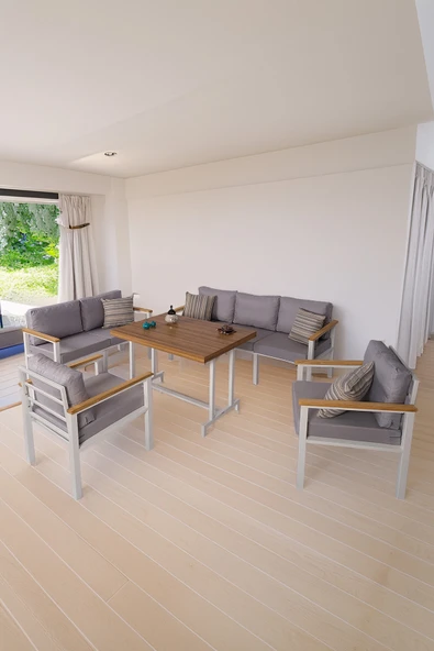 NEOKAS  Bahçe Mobilyası, 1 +1 +2+ 3+ Masa, Balkon Takımı, Kafe Koltuğu, Bekleme Alanı Koltuğu ürün görseli 1