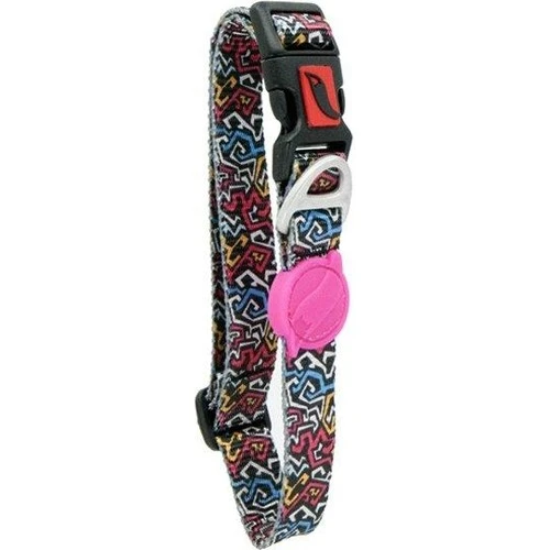 Tailpetz Easy & Safety Lock Çıngıraklı Ayarlanabilir Kedi Boyun Tasması Graffiti ürün görseli 1