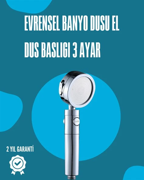 Su Tasarruflu ve Kolay Kurulumlu El Duş Başlığı – Yüksek Performans ürün görseli 1