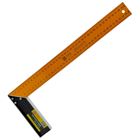 Fixonic B.H.D BHD00591 400mm/40cm Sarı L Marangoz Gönye ürün görseli 1