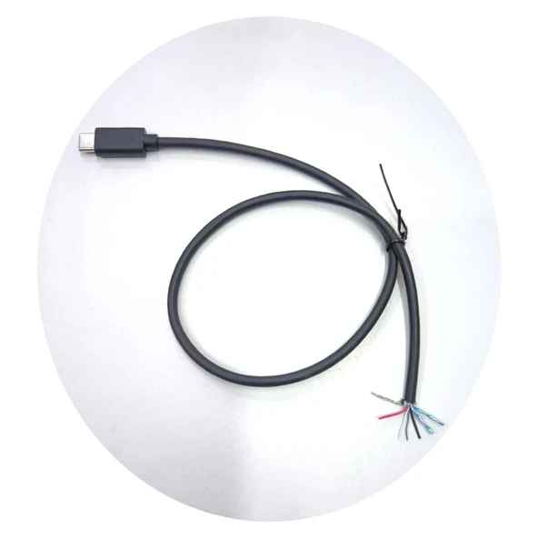 Type c usb c tamir kablosu toplam 11 adet kablo ucu 50cm ürün görseli 1