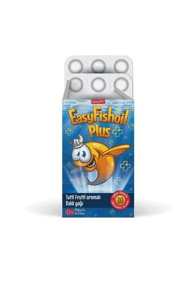 Easy Fishoil Plus Tutti Frutti Çiğnenebilir Jel Tablet ürün görseli 1