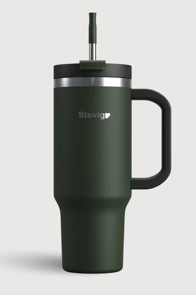 Stevig 2 Moods Tuck-in Tumbler Sızdırmaz Çelik Termos 900 ML Green ST-237 ürün görseli 1