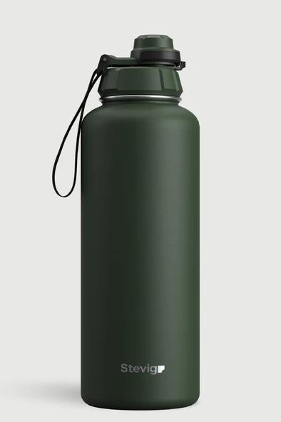 Stevig 1 Hand Leak-Proof Sızdırmaz Çelik Termos 1500 ML Green ST-252 ürün görseli 1