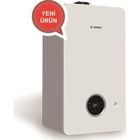 Bosch Condense 2200iW 24 kW Yoğuşmalı Bacalı Kombi Enerji Tasarruflu Çevre Dostu Isıtma Sistemi ürün görseli 1