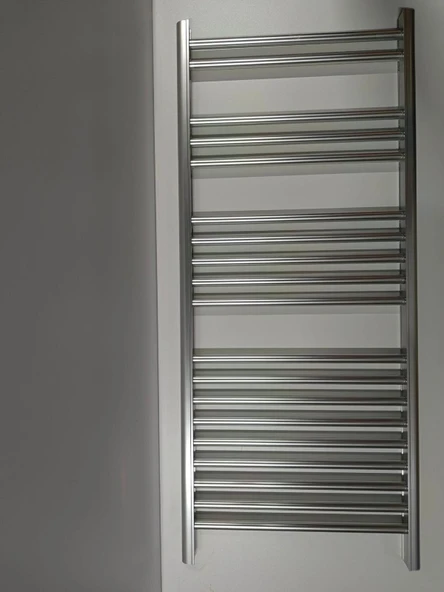 Havlupan 500X110 Alüminyum  Krom Rengi Doğal 20 Borulu Havlupan ürün görseli 1