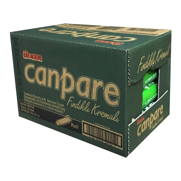 Ülker Canpare Fındıklı Bisküvi 81 gr 24 adet ürün görseli 1
