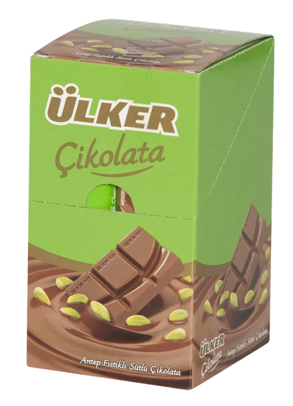Ülker Baton Antep Fıstıklı Çikolata 30 gr 12 adet ürün görseli 1