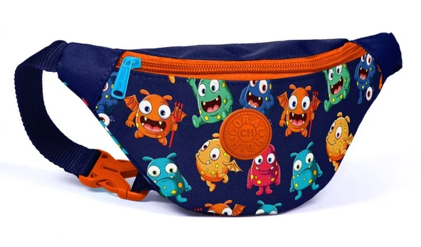 Coral High Kids Bel Çantası Canavar Desenli - Lacivert - Erkek Çocuk 22633 ürün görseli 1