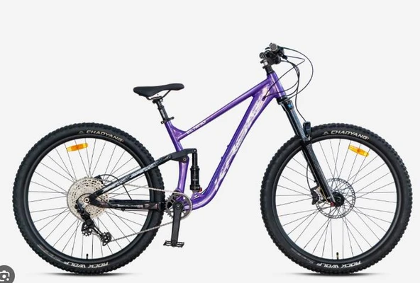 EL NINO - 29" MTB Full Sus. - 425mm - 11 Vites - H.Disc - Mor-Siyah / Gri ürün görseli 1