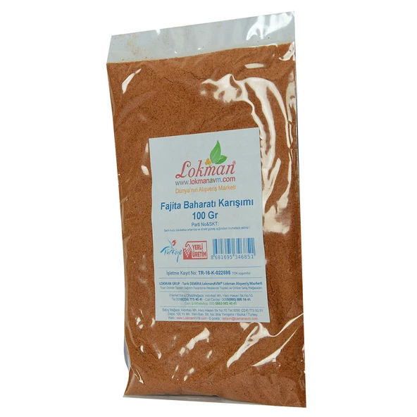 Fajita Baharatı Karışımı 100 Gr Paket - Resim 4