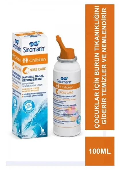 Sinomarin Children Burun Spreyi 100 Ml (SKT:04/2028) ürün görseli 1