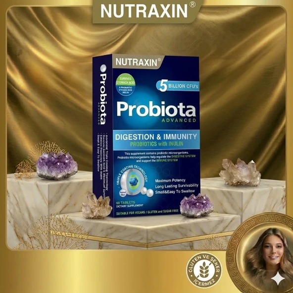 Nutraxin Probiota Advanced 60 Tablet (SKT:07/2027) - Resim 3