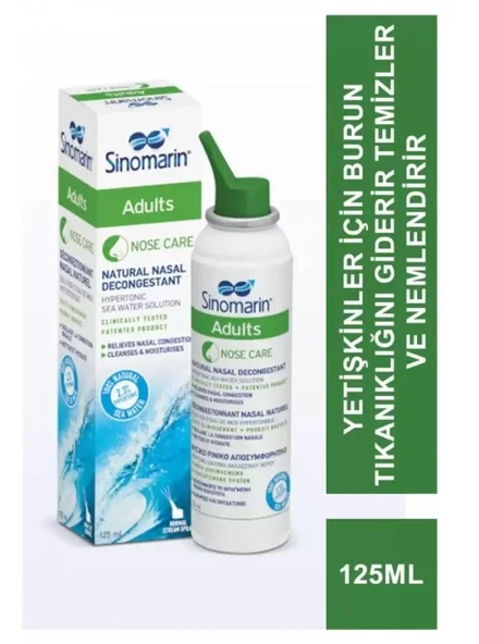 Sinomarin Adults Burun Spreyi 125 Ml (SKT:03/2027) ürün görseli 1