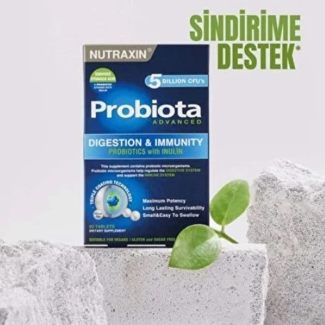Nutraxin Probiota Advanced 60 Tablet (SKT:07/2027) - Resim 6