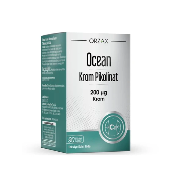 Ocean Krom Pikolinat 200 uq Krom 90 Bitkisel Kapsül ürün görseli 1