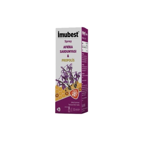 İmubest Afrika Sardunyası Propolisli Sprey 30 Ml (SKT:11/2028) ürün görseli 1